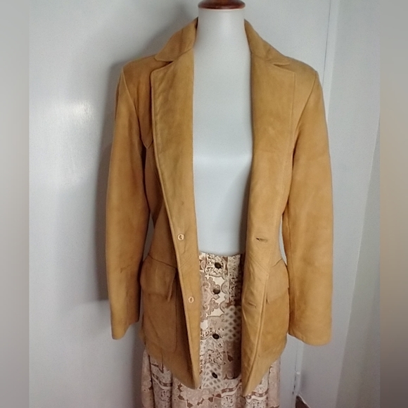 VINTAGE BUTTER SOFT SUEDE WESTERN JACKET - Picture 10 of 12
